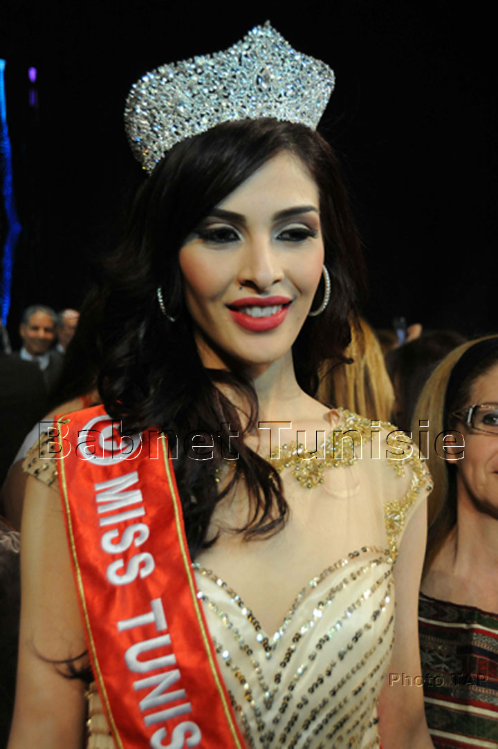 Rawia Djbali Couronnee Miss Tunisie 2015